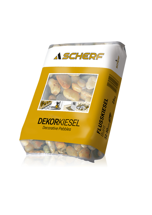 Scherf - Rečni kamen 32-50mm - 25kg / Šareni